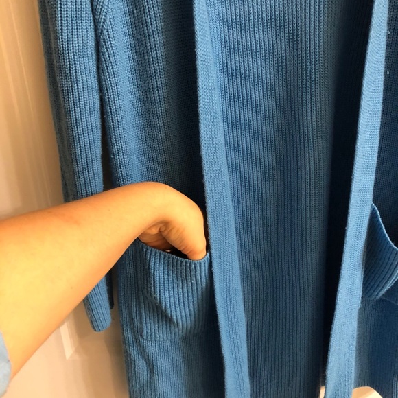 Halogen Long Ribbed Cardigan - Picture 3 of 5